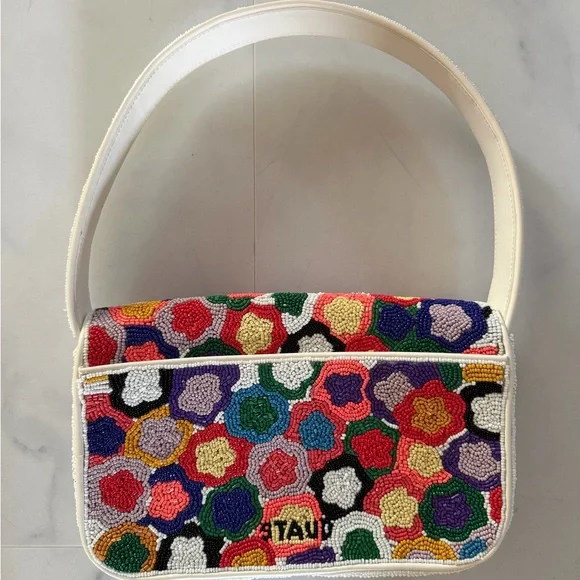 STAUD Tommy Beaded Shoulder Bag - Picture 2 of 10